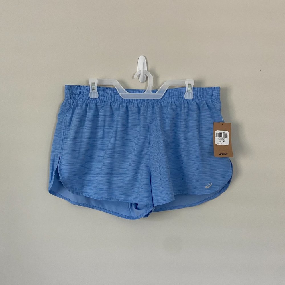 Women's Light Blue Asics Running Shorts XL